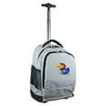 thumbnail image 1 of Gray Kansas Jayhawks 19'' Premium Wheeled Backpack, 1 of 6