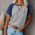 thumbnail image 1 of Gray L WIZUTIZ Summer Tops for Women 2024 Basic Pure Colour Cozy Style Blouse Crew Neck Flowy Short Sleeve Tops Cotton Soft Ladies Loose Fit Shirts Comfy Elegant Tshirts Trendy Solid Tshi, 1 of 6