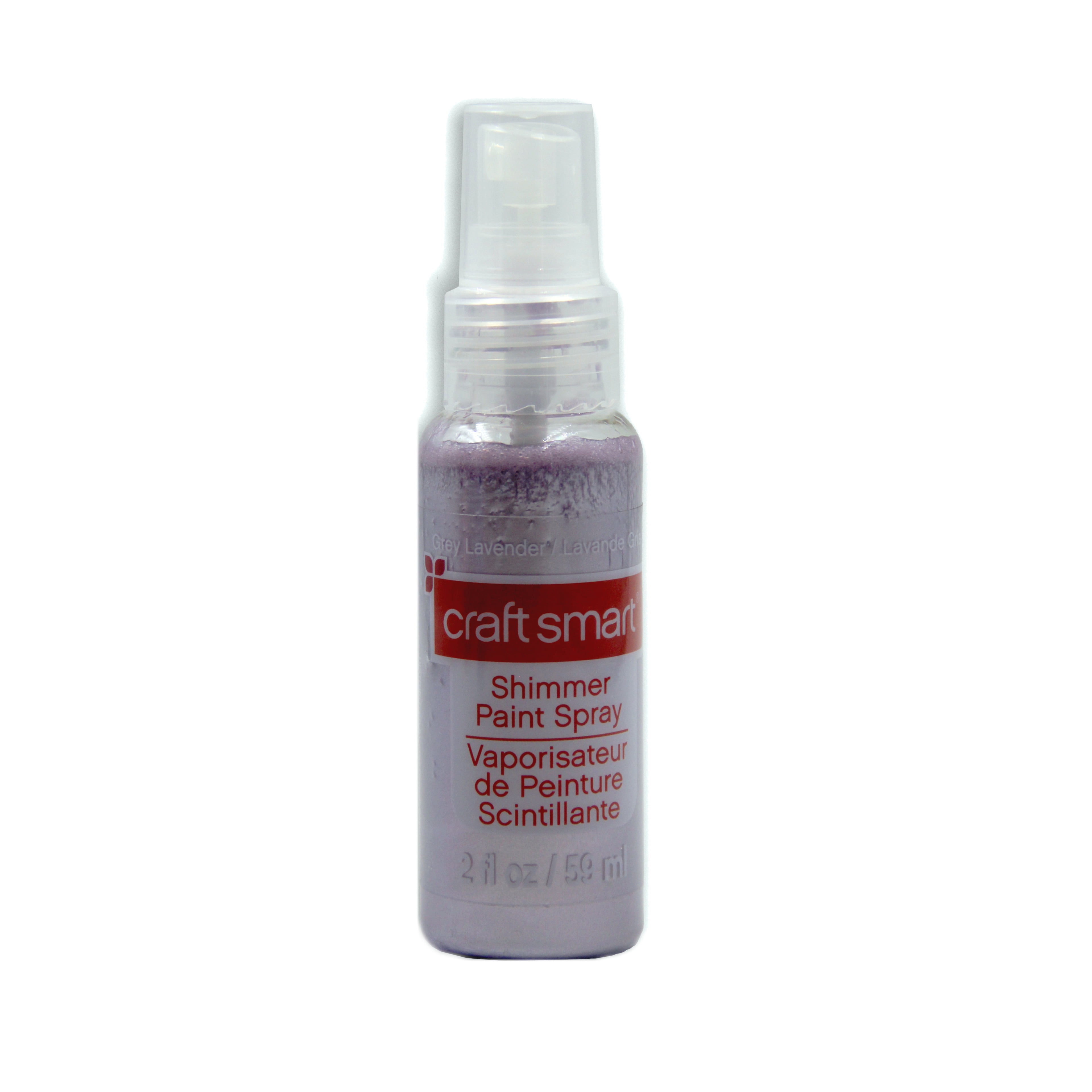 Gray Lavender Shimmer Paint Spray by Craft Smart – Metallic Finish for Porous & Non-Porous Surfaces - Water-Based - 12 Pack
