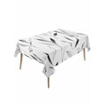 thumbnail image 1 of Gray Leaf Table Cloth, Modern Botanical Foliage Plant Country Pastoral Waterproof Tablecloth for Rectangle Tables, Reusable Washable Fabric Table Cover for Restaurant Kitchen Dining Tables 54"x108", 1 of 6