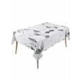 thumbnail image 1 of Gray Leaves Table Cloth, Spring Rustic Branches Botanical Waterproof Tablecloth for Rectangle Tables, Reusable Washable Fabric Table Cover for Restaurant Kitchen Dining Tables 60"x120", 1 of 6