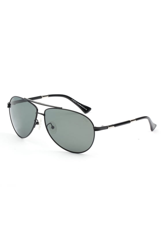 Gray Lens Aviator Frame Sunglasses - UV Protection Minimalist Daily & Office Eyewear