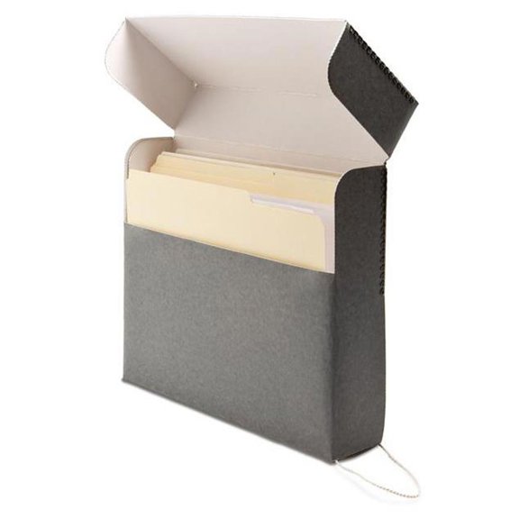 Print File Gray Letter Size Slim Document Box