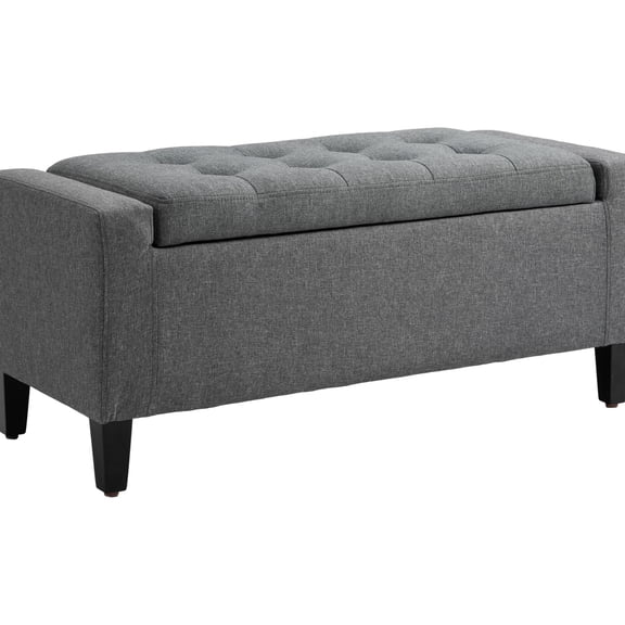 Gray Linen - Multiple Functional Use - Bedroom End - Soft and Durable Sitting