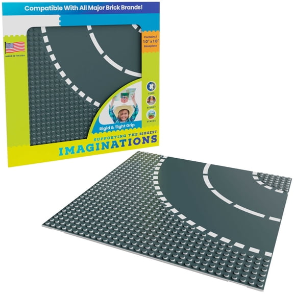 Gray Lower Left Curve Baseplate