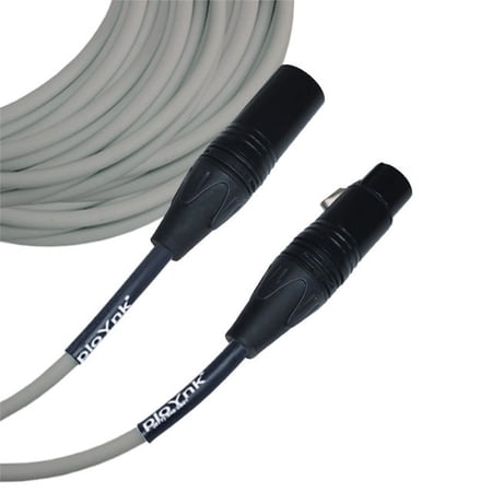 Gray Male To Female XLR Microphone Cable - 70 Ft Long