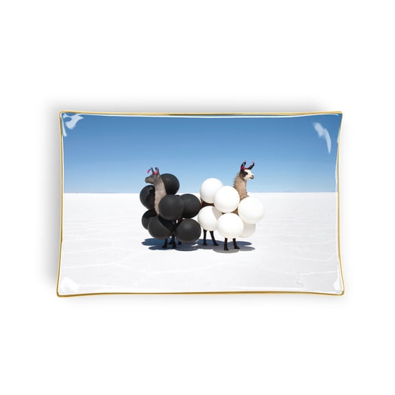 Gray Malin Llamas Porcelain Tray (Other)