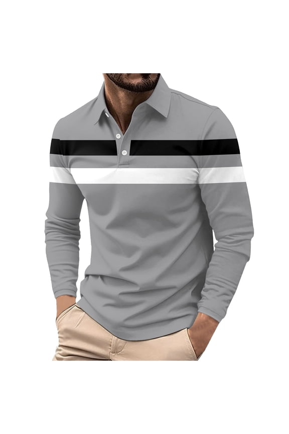 Gray Man Long Short Sleeve T Shirts Graphic Tee Tops for Man Collared Turtle Neck Casual Fish Net Summer Fall Shirts 2026 Clothes 3XL