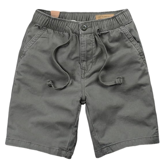 Gray Man Spandex Trousers Pants Shorts for Man Wild Cargo Sport Gym Brunch Jogger Straight Leg Basic Summer Fall Trousers Pants 2026 Clothing XXL