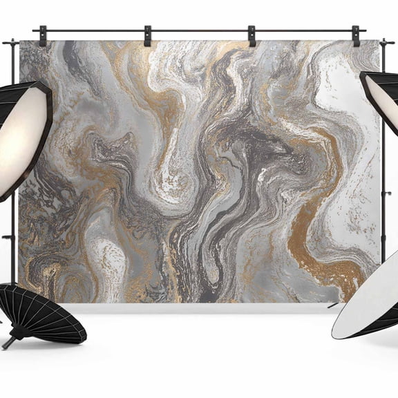 Gray Marble Backdrop for Photoshoot,Photography Photo Studio Background Wall Backdrop,Farmhouse Vintage Abstract Ombre Texture Back Drop Banner Panel for Portraits Wedding Party Live Streaming 7x5Ft