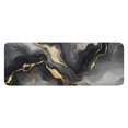 thumbnail image 1 of Gray Marble Gold Wave Pattern Kitchen Rug Mat,Kitchen Runner Rugs Non Skid Washable,Decorative Kitchen Floor Mats for Kitchen,Sink,Laundry,17"x47.2", 1 of 7