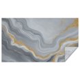 thumbnail image 1 of Gray Marble Gold Wave Pattern Rectangle Tablecloth 60"x102",Waterproof Polyester Rectangle Table Cloth, Wipeable Spillproof Polyester Tablecloth for Dining, Camping, Indoor and Outdoor, 1 of 6