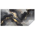 thumbnail image 1 of Gray Marble Gold Wave Pattern Rectangle Tablecloth 60"x120",Waterproof Polyester Rectangle Table Cloth, Wipeable Spillproof Polyester Tablecloth for Dining, Camping, Indoor and Outdoor, 1 of 6