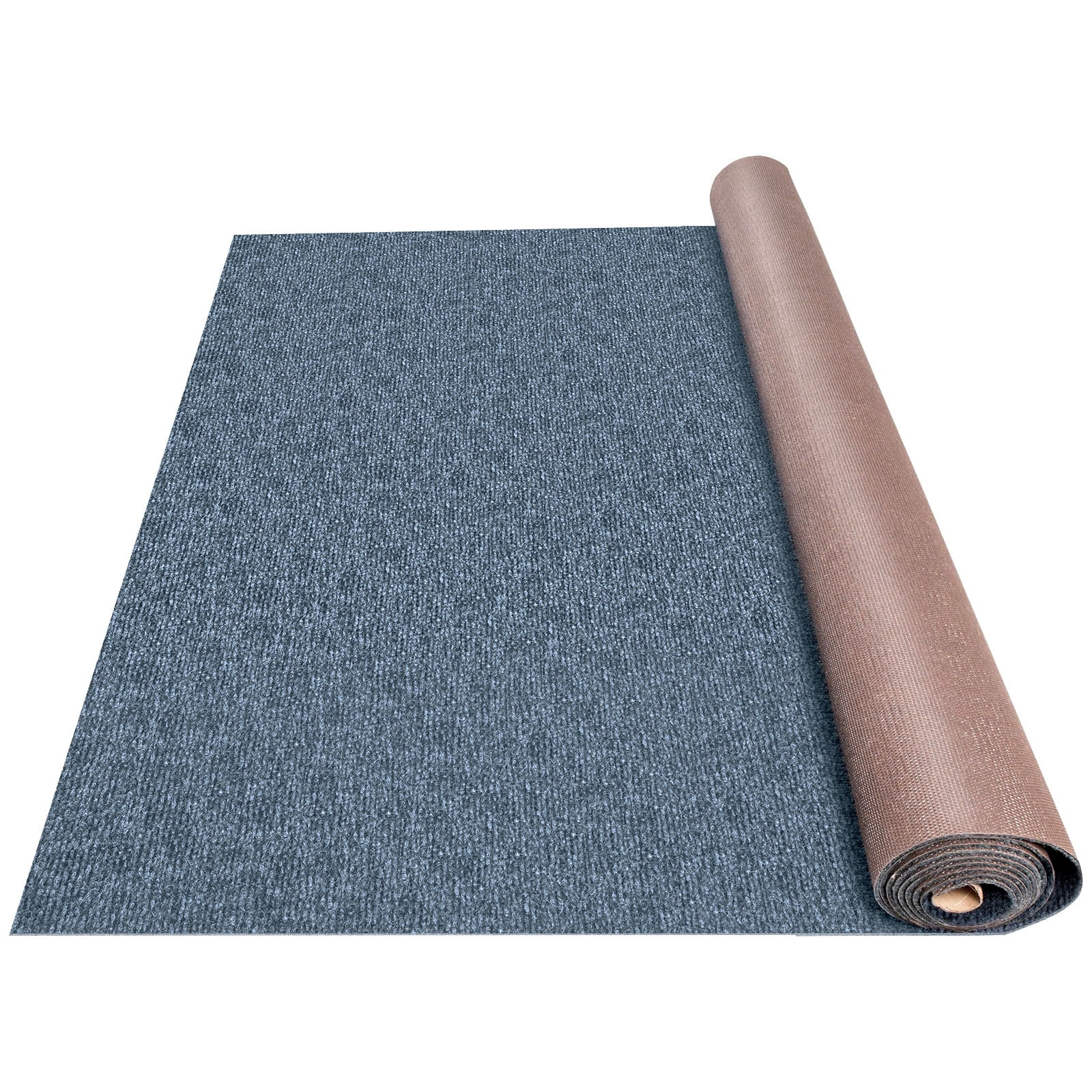 Gray Marine Carpet 6 ft x 29.5 ft Waterproof TPR Backing Anti-Slide Indoor Outdoor Rug for Boat Patio Deck Garage Outdoor Marine Carpeting