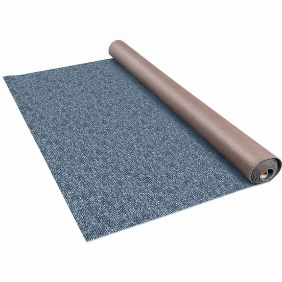 Gray Marine Carpet, Boat Carpet Rugs Indoor Outdoor Rugs for Patio Deck Anti-Slide TPR Water-Proof Back Cut Outdoor Marine Carpeting Easy Clean Outdoor Carpet Roll