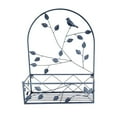 thumbnail image 1 of Hi-Line Gift Ltd. Gray Metal Hanging Plant Holder 2 Pcs Set Outdoor Wall Decor, 1 of 5