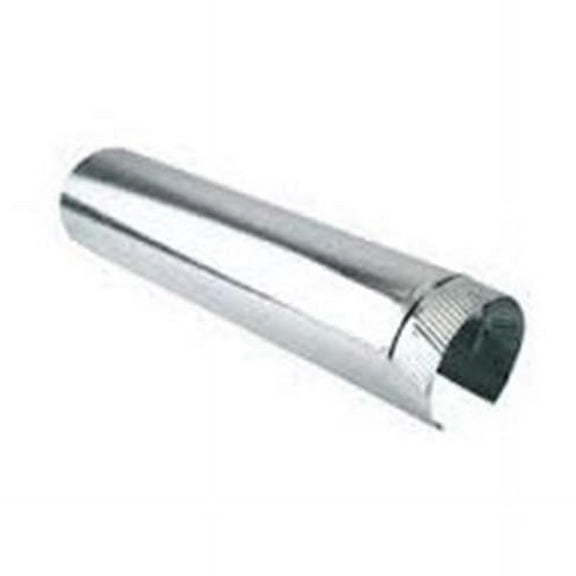 Gray Metal Products 3602972 8 x 24 in. Galvanized Connector Pipe - 26 Gauge