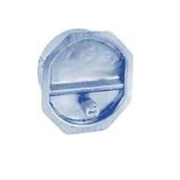 Gray Metal Products  8 in. Galvanized Connector Pipe with Barometric Oil Damper