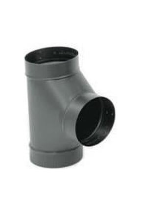 Gray Metal Products Inc. 5-604 5 Inch 24-ga Snap-Lock Black Stovepipe Tee