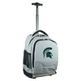 thumbnail image 1 of Gray Michigan State Spartans 19'' Premium Wheeled Backpack, 1 of 6