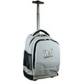 thumbnail image 1 of Gray Milwaukee Brewers 19'' Premium Wheeled Backpack, 1 of 6