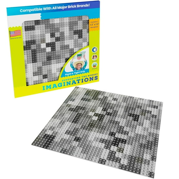 Gray Mosaic Baseplate (10Pack)