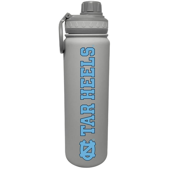 Gray North Carolina Tar Heels 24oz. Stainless Sport Bottle
