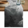 thumbnail image 1 of Gray Ombre Clouds Table Runner 70 Inches, Modern Abstract Art Gradient Cloud Bed Runner Dresser Scarves Tabletop for Indoor Outdoor Parties/Ceremony/Banquet, 13" x 70", 1 of 9