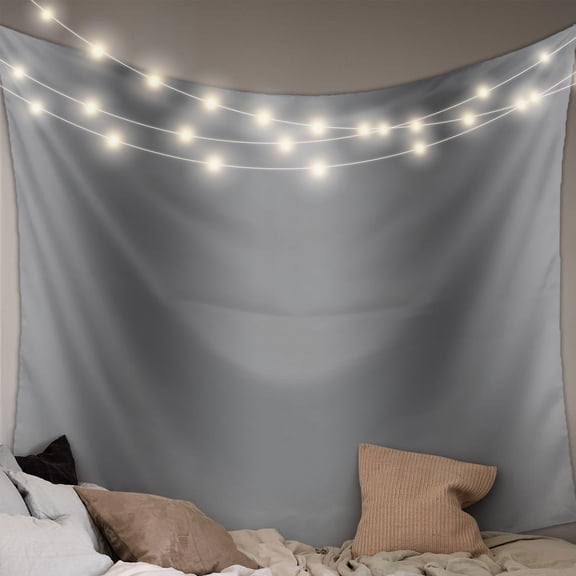 Gray Ombre Small Tapestry for Bedroom Wall Hanging Tapestry, Modern Abstract Art Farmhouse Gradient Ceiling Backdrop Tapestries Poster Blanket Wall Decor for Teens Room Living Room Dorm 23" x 28"