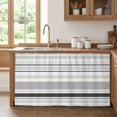 thumbnail image 1 of Gray Ombre Stripes Cabinet Curtains 28" W x 51" L, Lines Art Under-Desk Privacy Dust Proof Drape Dishwasher Curtain Sink Skirt for Kitchen Closet Bathroom Laundry, 1 of 9