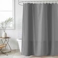 thumbnail image 1 of Gray Ombre Waterproof Shower Curtain, Stall 36"x78" Washable Polyester Fabric Shower Curtains for Bathroom, Modern Abstract Art Farmhouse Gradient Decorative Bathtub Curtain Sets with Hooks, 1 of 9