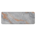 thumbnail image 1 of Gray Orange Marble Pattern Kitchen Rug Mat,Kitchen Runner Rugs Non Skid Washable,Decorative Kitchen Floor Mats for Kitchen,Sink,Laundry,17"x47.2", 1 of 7
