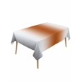 thumbnail image 1 of Gray Orange Table Cloth, Modern Gradient Geometric Waterproof Tablecloth for Rectangle Tables, Reusable Washable Fabric Table Cover for Restaurant Kitchen Dining Tables 54"x108", 1 of 6