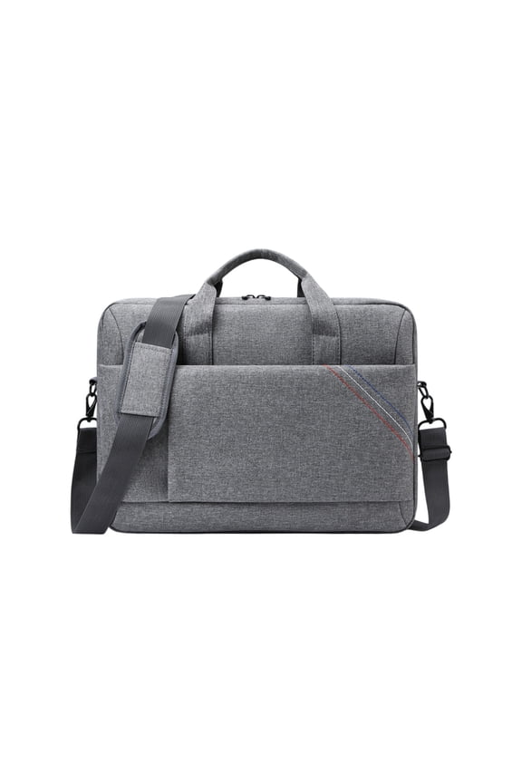 Gray Oxford Cloth Laptop Bag Briefcase 156 Inch Shoulder Messenger Bag For Men Women Waterproof Business Computer Bag With Multiple Pockets Adjustable Strap Large Capacity In Gray