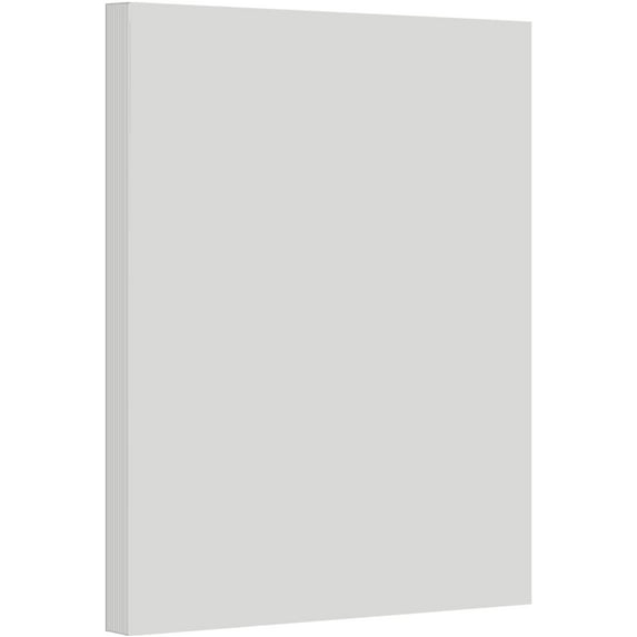 Gray Pastel Color Card Stock Paper, 67lb Cover Medium Weight Cardstock, for Arts & Crafts, Coloring, Announcements, Stationary Printing at School, Office, Home | 8.5 x 11 | 50 Sheets Per Pack