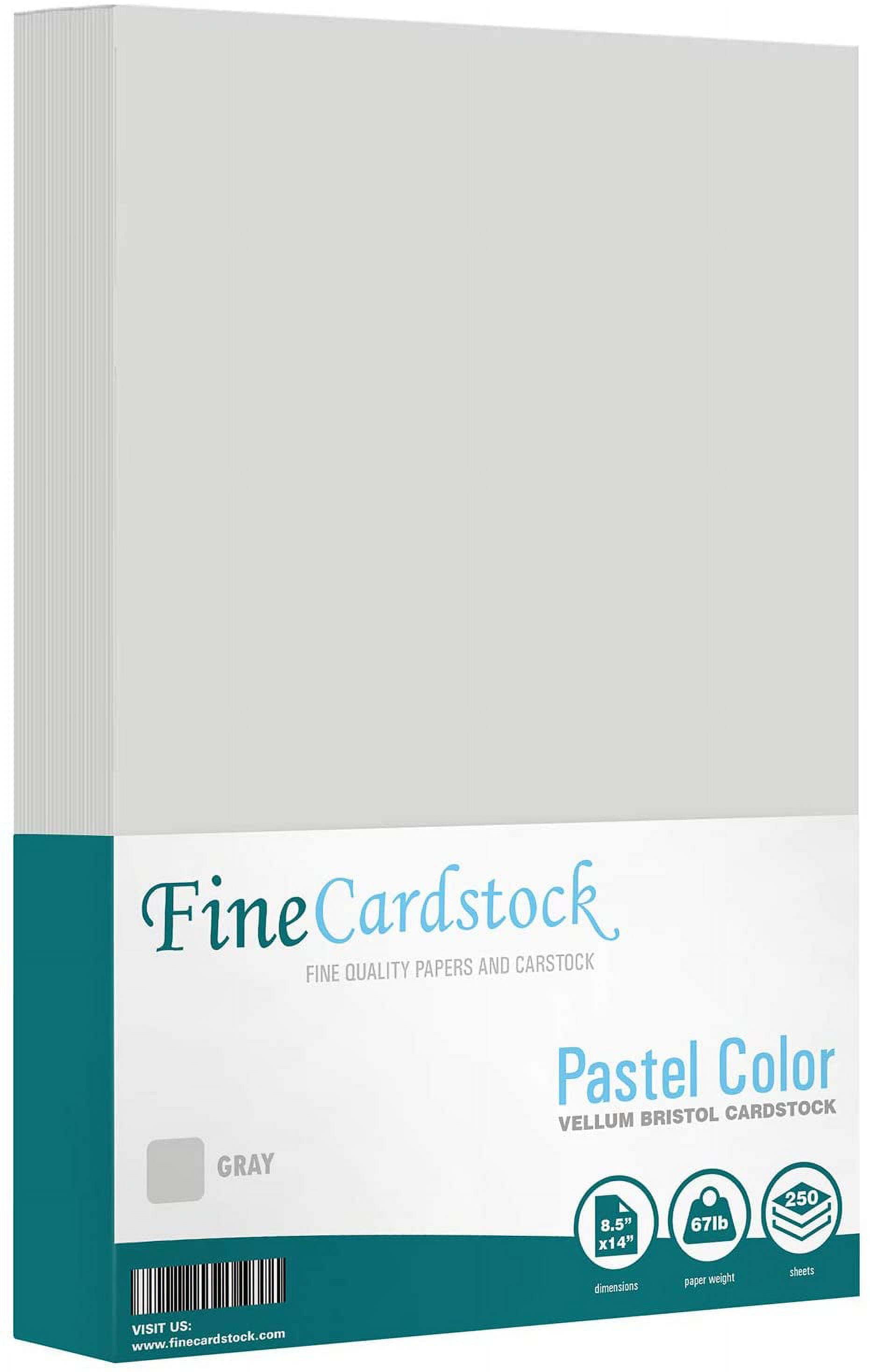 Gray Pastel Color Cardstock Paper — Great for Arts and Crafts