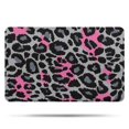 thumbnail image 1 of Gray and Pink Of Leopard Print Bathroom Rugs Mat,Non Slip Microfiber Bathroom Rug,Rubber Backing,Soft Bathroom Mats for Bathroom Floor,Tub and Shower,20x32in(50x80cm), 1 of 5