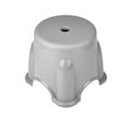 thumbnail image 1 of Gray Plastic Mini Stool for Home Use, Stackable Compact Seat with Anti-Slip Base, Versatile Stool for Bathroom Kitchen and Camping, Sturdy and Portable Design, 1 of 7