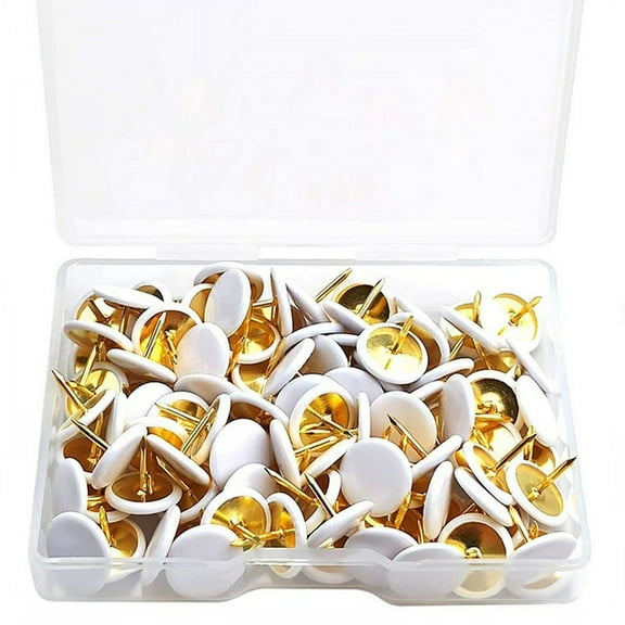 Gray Plastic Round Head Thumbtacks - 200 PCS Thumb Tacks