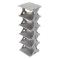 thumbnail image 1 of Gray Plastic Shoe Rack | Multi-Layer Small Storage Cabinet | 27x26x16.5cm Easy Install Removable Washable Organizer for Entryway, Bathroom, Bedroom, 1 of 6