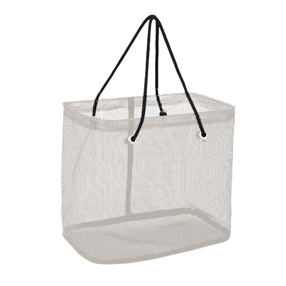 Gray Plastic Toiletry Bag Travel Storage Organizer Portable Cosmetic Case Multi-Functional Waterproof Wash Bag
