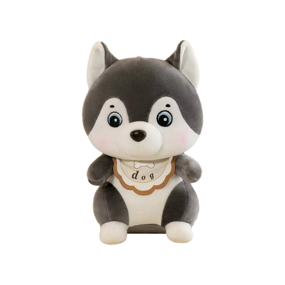 Gray Plush Toy Soft Stuffed Animal, Cute Fluffy Doll for Home Decor, Decorative Plushie Gift, 7.87 Inch