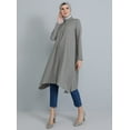 thumbnail image 1 of Gray - Point Collar - Tunic - Tavin, 1 of 5