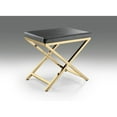 thumbnail image 1 of Gray Polyurethane Chair with Gold Base, 1 of 2