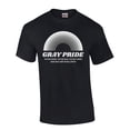 thumbnail image 1 of Gray Pride Rainbow We're Here We're Old, We're Tired Get Off Our Lawn Funny Mens Short Sleeve T-shirt Graphic Tee-Black-4xl, 1 of 4