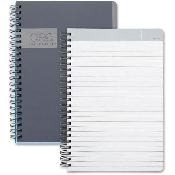 Gray Professional Double Wire-O Ruled Notebook (80 Sheets)