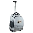 thumbnail image 1 of Gray Purdue Boilermakers 19'' Premium Wheeled Backpack, 1 of 6