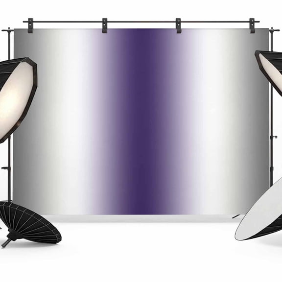 Gray Purple Backdrop for Photoshoot, Photography Photo Studio Background Wall Backdrop, Modern Gradient Geometric Back Drop Banner Panel for Portraits Wedding Party Live Streaming Decor 10x8Ft