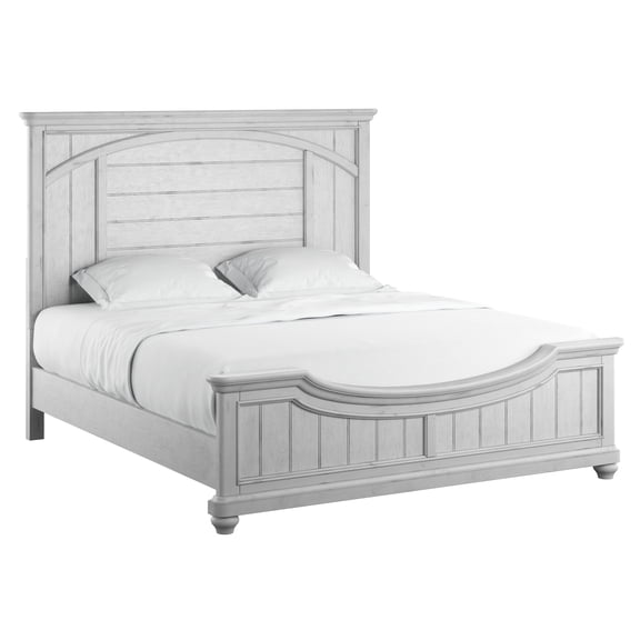Gray Queen Panel Bed