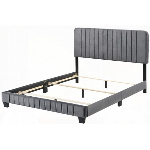 Gray Queen Size Bed for Ultimate Comfort and Long-Lasting Durability